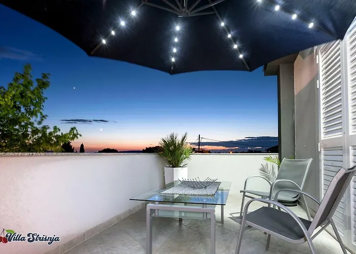 Strisnja W/ Sea View Villa